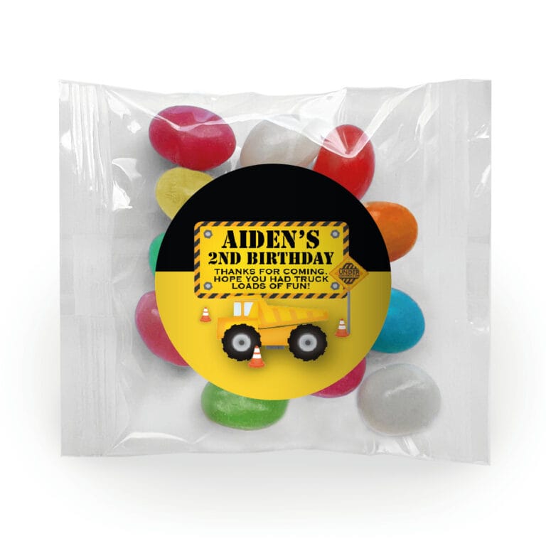 Construction Party  Jelly Bean Bags