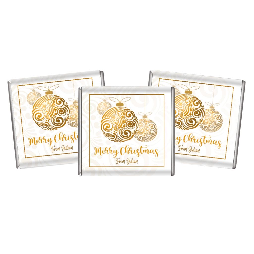 favour perfect favor xmas gold balls petite