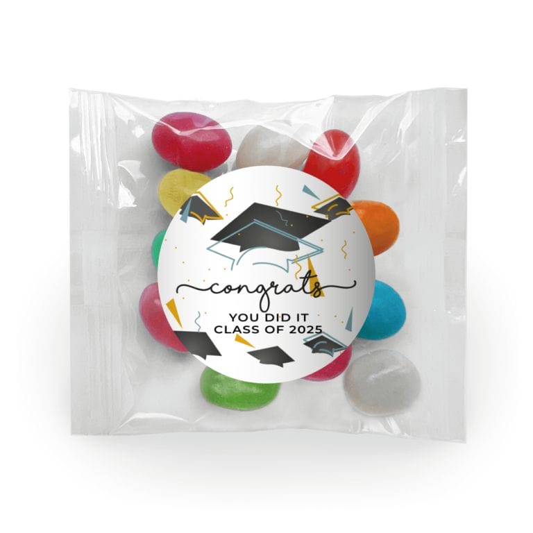 Graduation Caps Personalised  Jelly Bean Bags