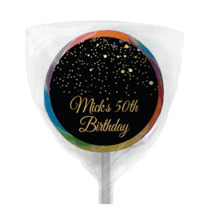 product placement master marble blue lollipop rainbow