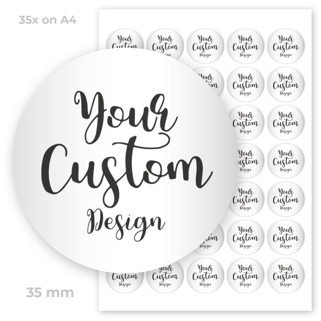 lables custom lables print only 35mm