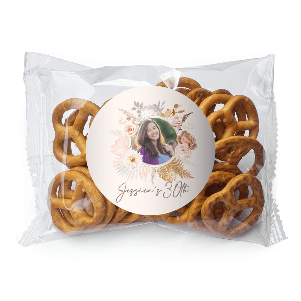 Boho Florals & Photo personalised lolly bags (copy)