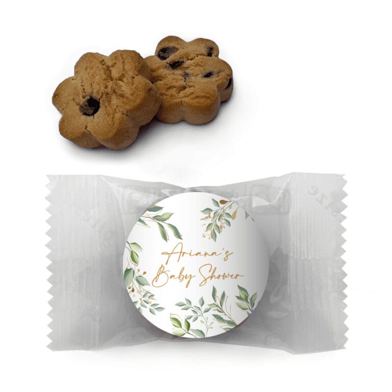 Eucalyptus Leaves Personalised Mini Cookies