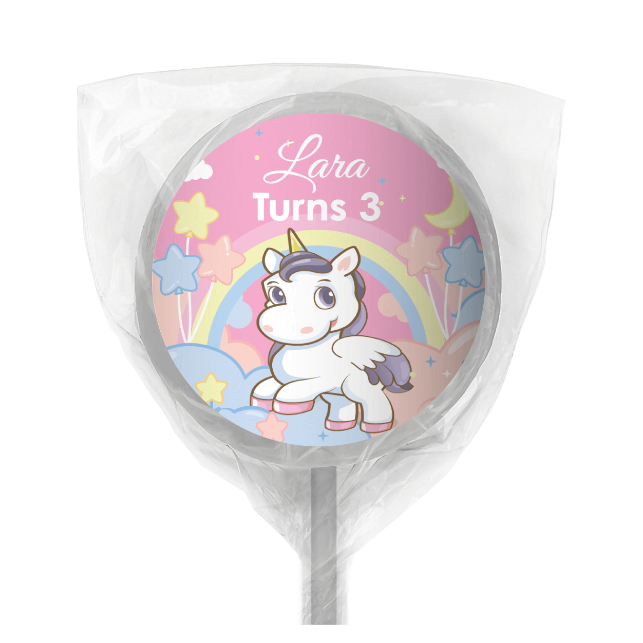 unicorn party personalised mini jelly bean bags