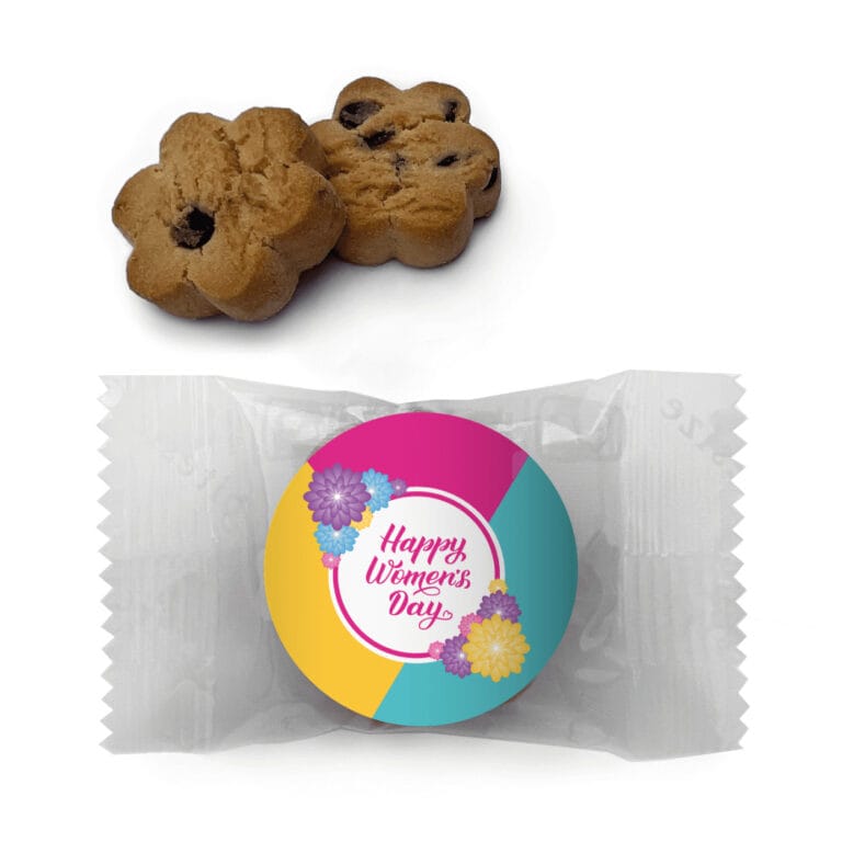 Bright Blossoms Womens Day Custom Mini Cookies