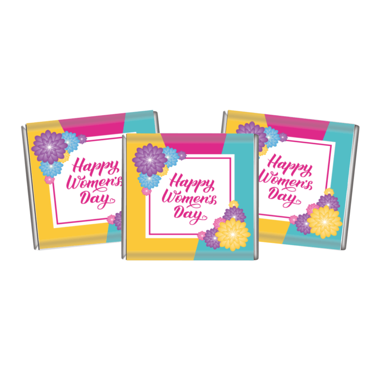 Bright Blossoms Womens Day Petite Custom Chocolates
