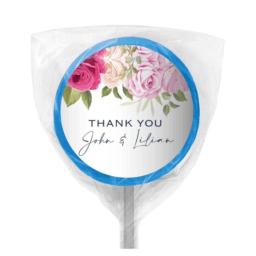 rose waterfall lollipop blue