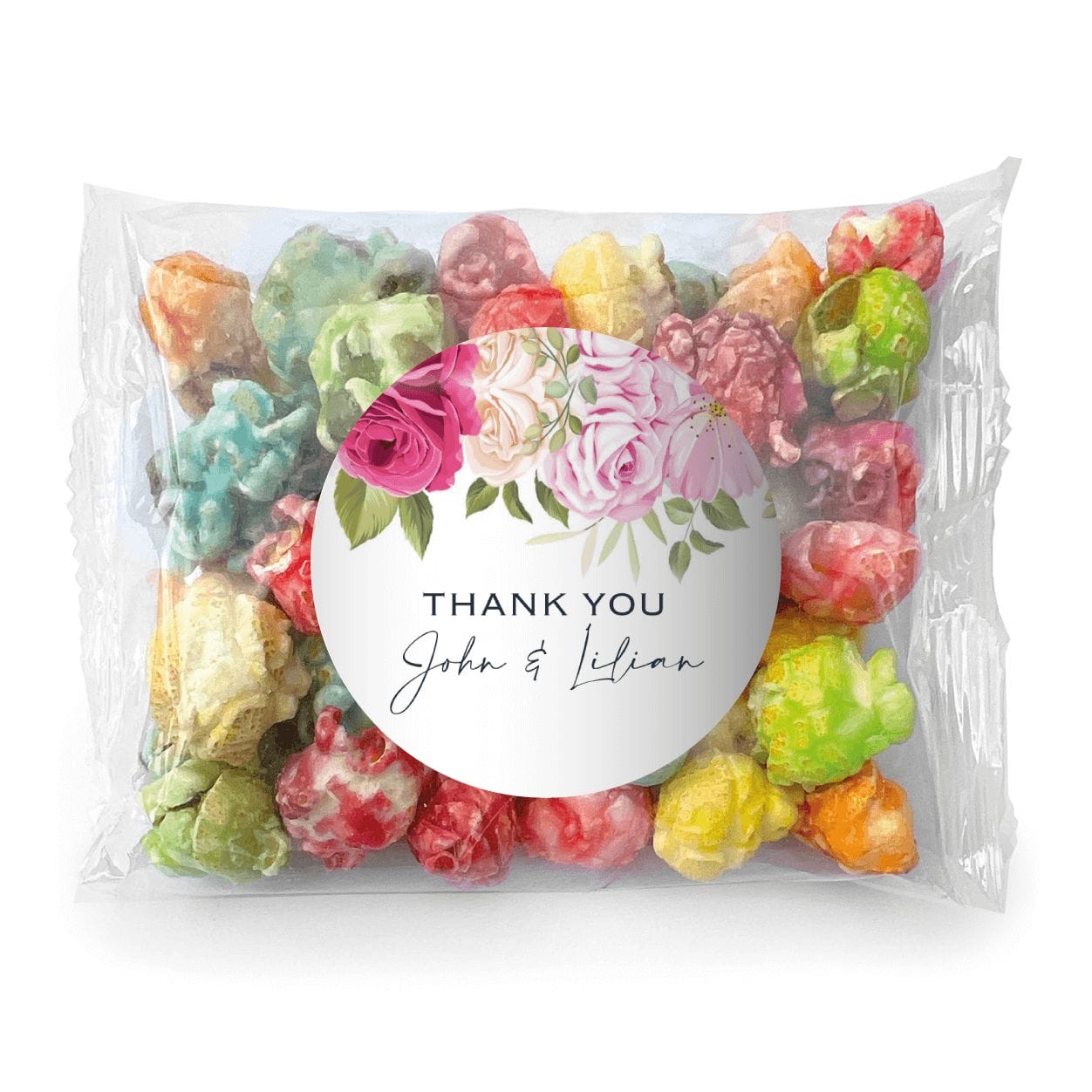 rose waterfall popcorn rainbow