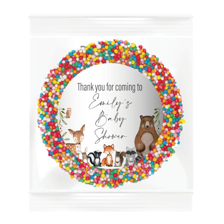 Watercolour Woodlands Animals Personalised Giant Freckle