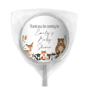 woodlands watercolour animals lollipop white (2)