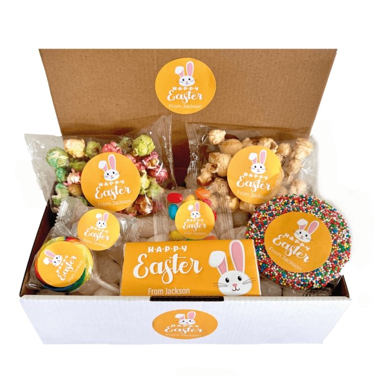 Personalised Yellow Bunny 7-Piece Easter Gift Box