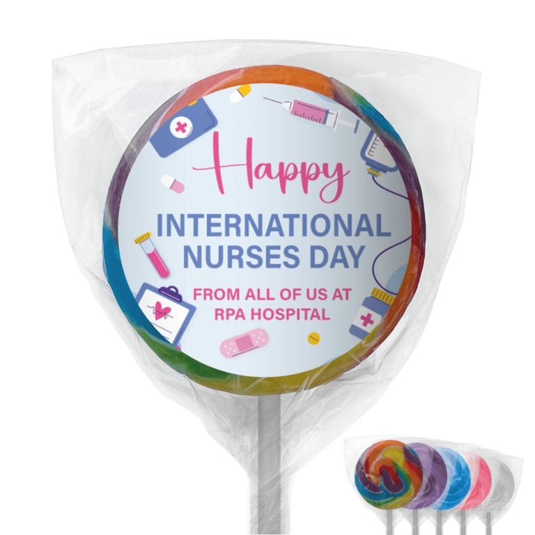 Happy Nurses Day Personalised Lollipops