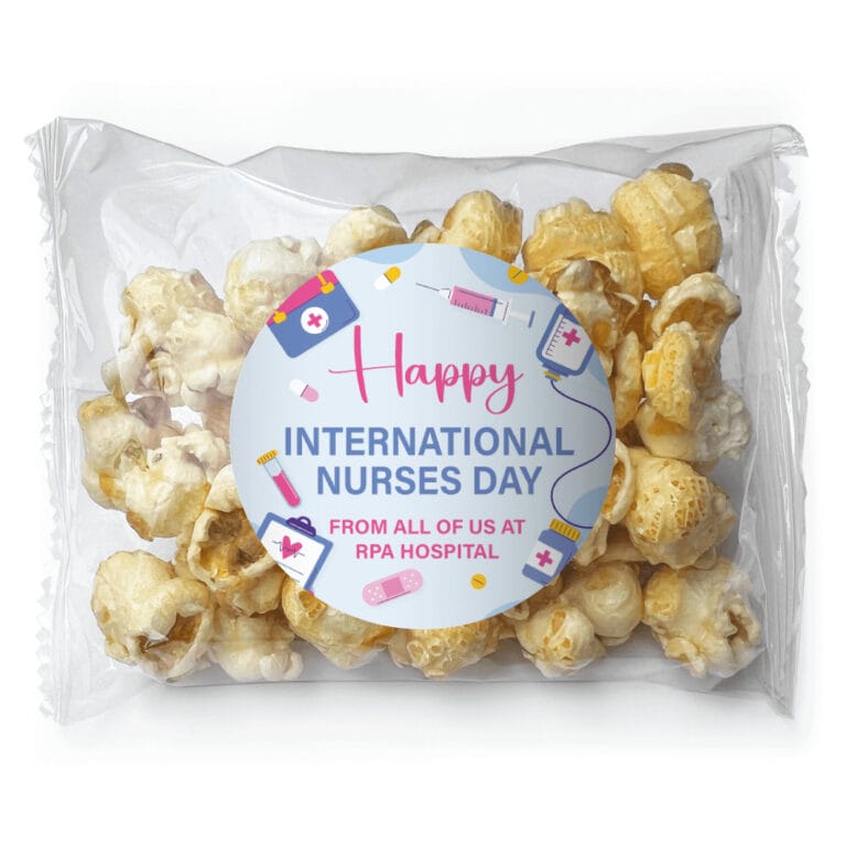 Happy Nurses Day Personalised Popcorn Bags