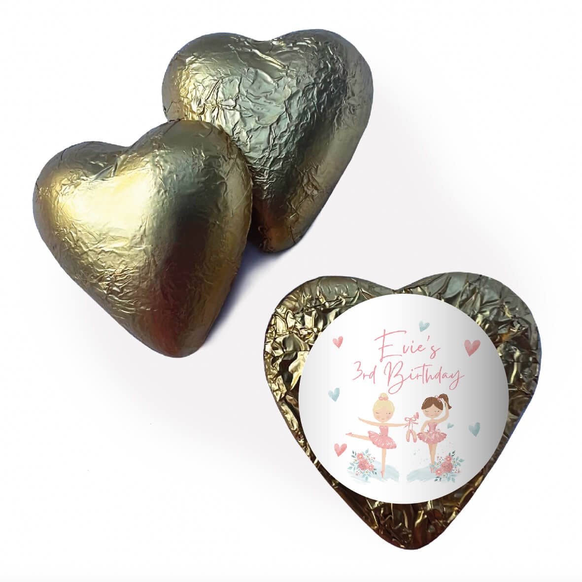 ballerina gold heart