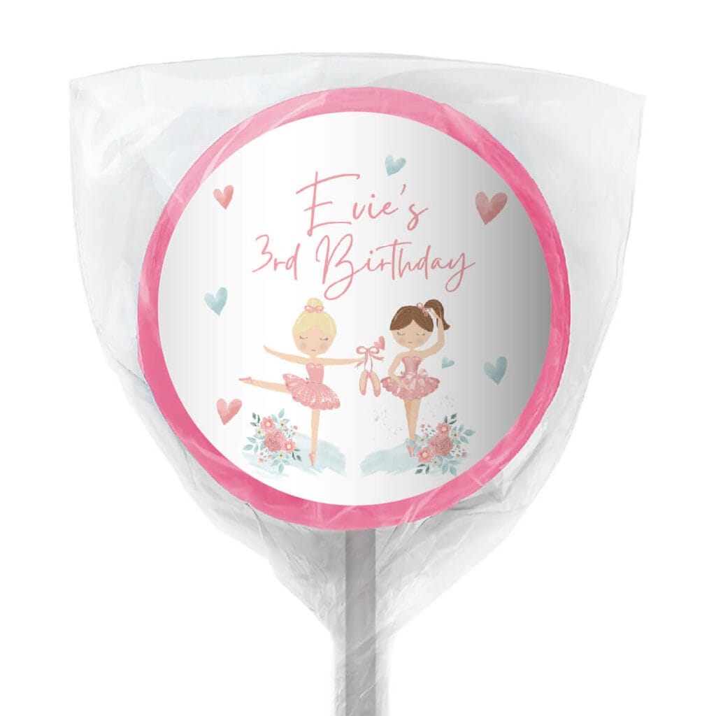 ballerina lollipop pink