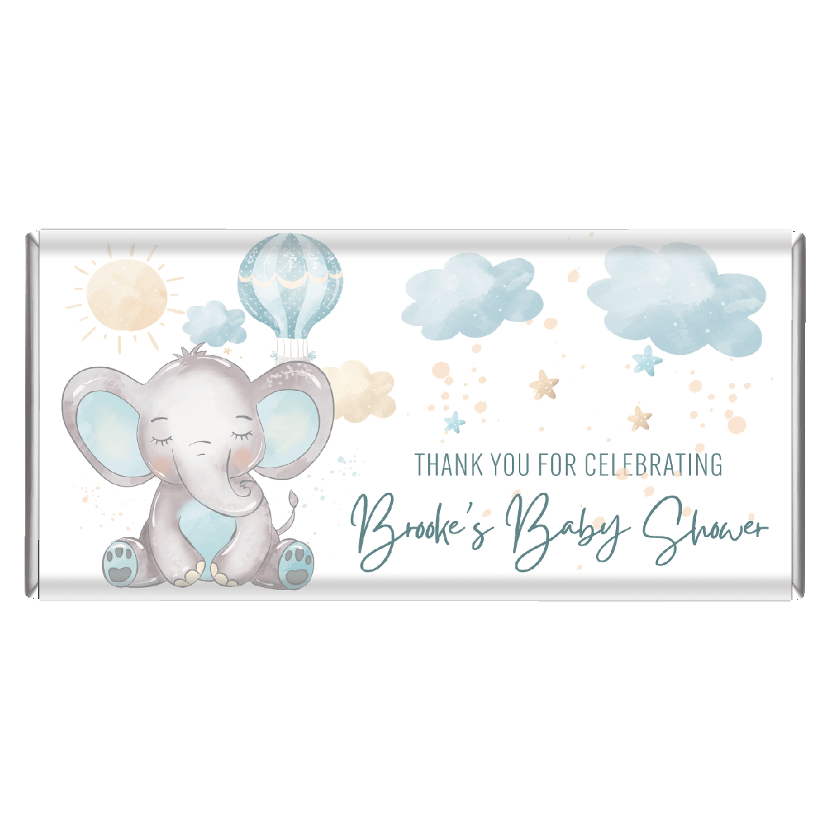 blue baby elephant chocolate