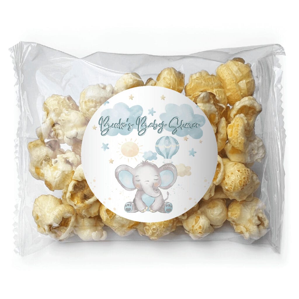 blue baby elephant web popcorn