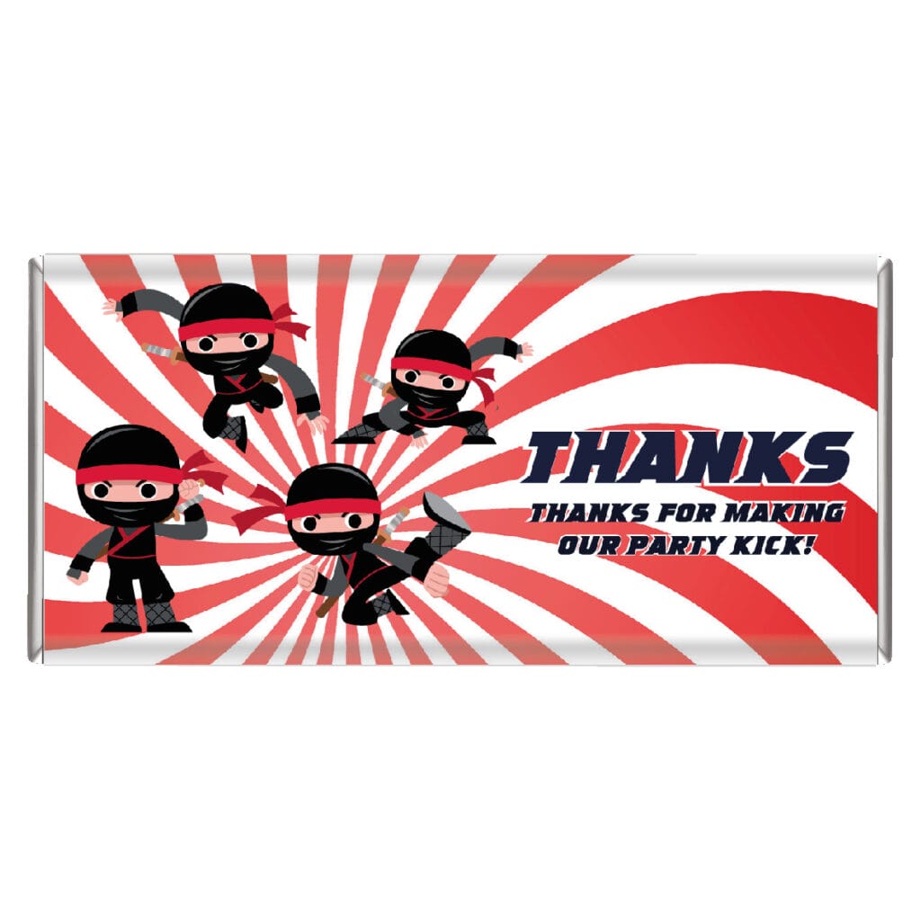 ninja party chocolate