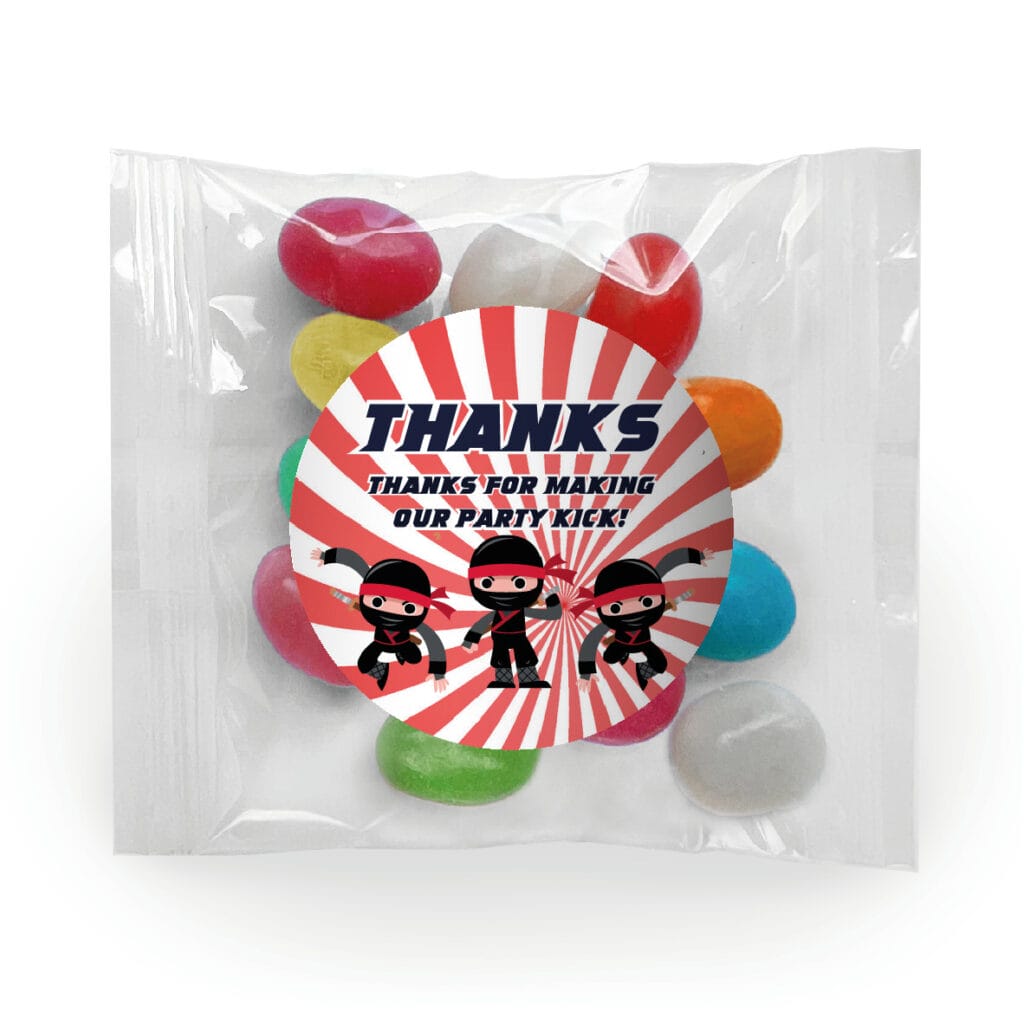 ninja party jelly bean