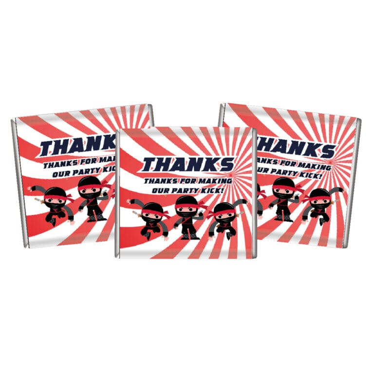 Ninja Party Petite Chocolate Favours