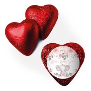 pink baby floral elephant red heart