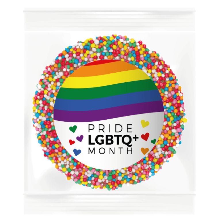 LGBTQ+ Pride Month Personalised Giant Chocolate Freckle