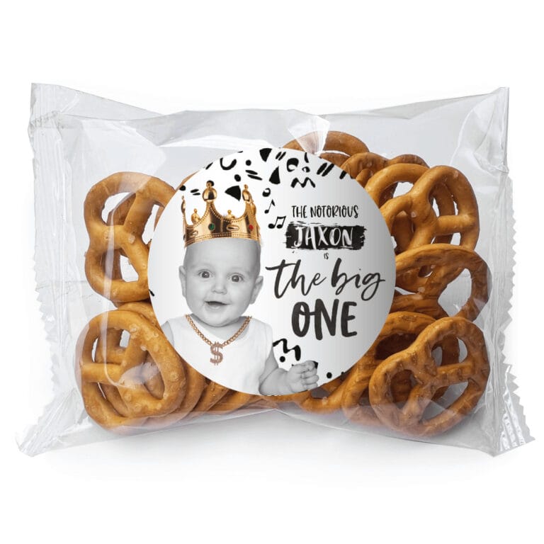Add a Photo Notorious BIG Theme Personalised Pretzel Bags