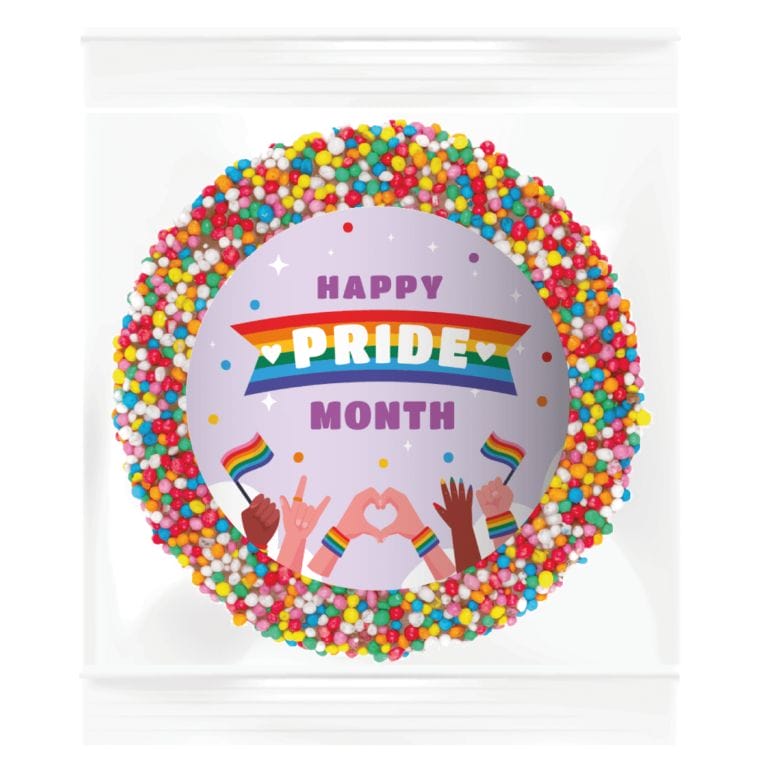 Pride Month Celebration Personalised Giant Chocolate Freckle
