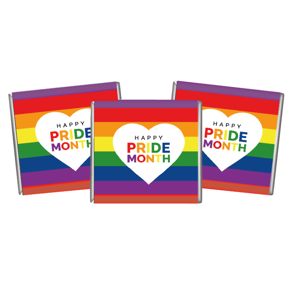 rainbow pride heart petite