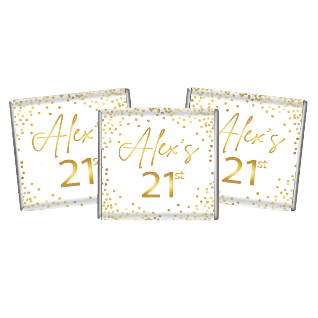 white and gold confetti petite