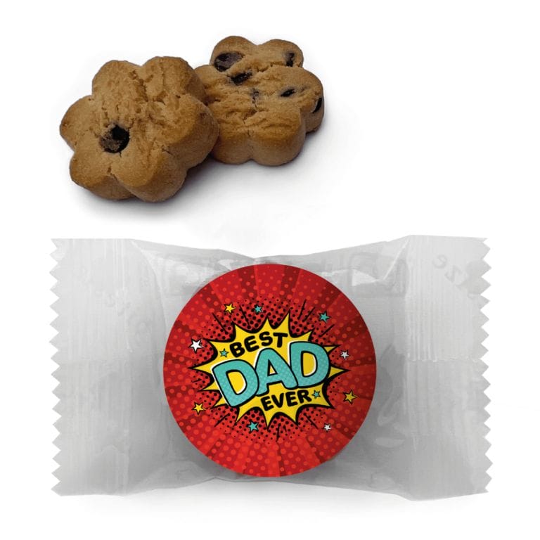 Fathers Day Comic Style Personalised Mini Cookies
