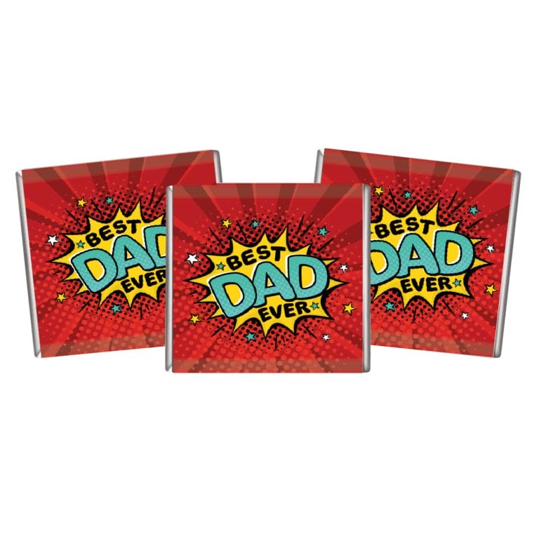 Fathers Day Comic Style Petite Premium Chocolate Favours