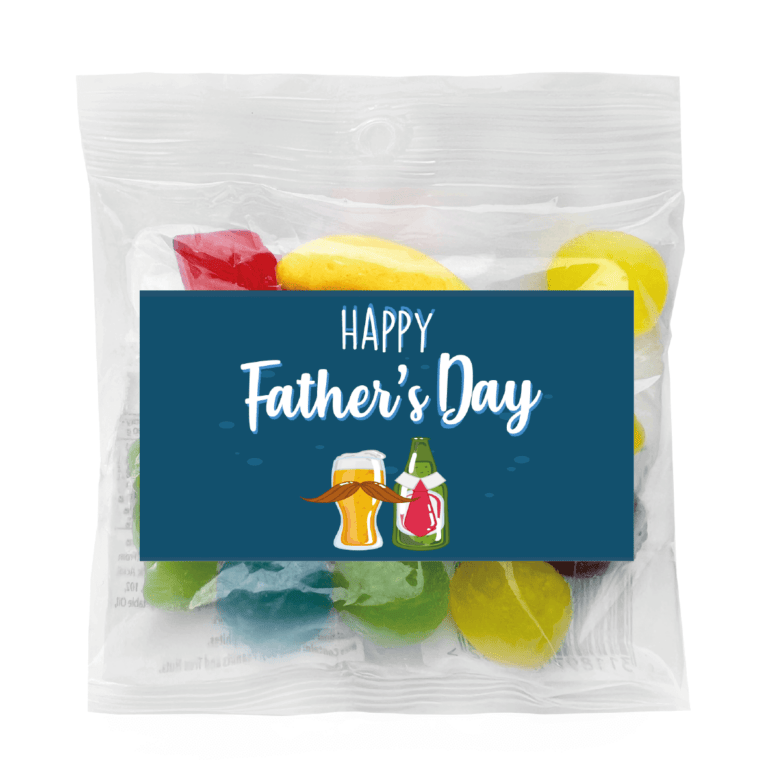 Fathers Day Beers Personalised Party Lolly Bags