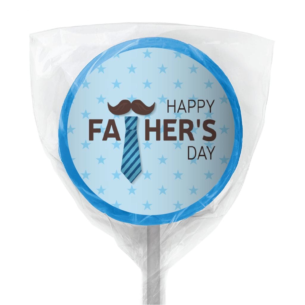 Shop for Father's Day Tie Blue Lollipops - Australia