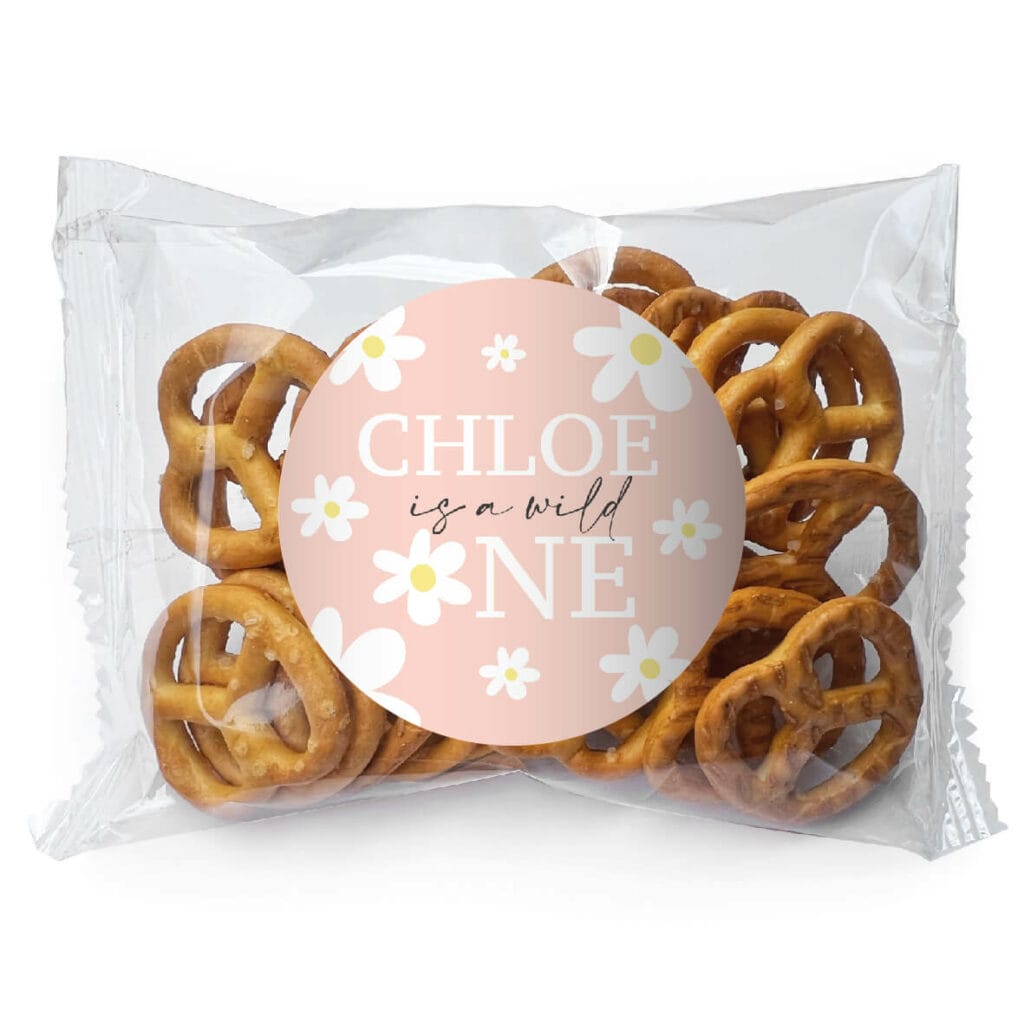 Shop for White Flower Personalised Pretzel Bags - Australia