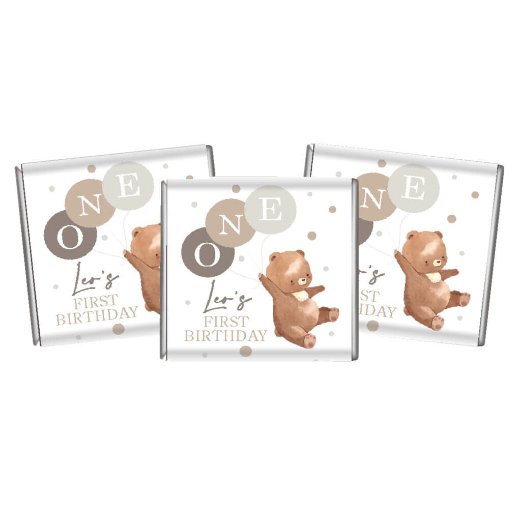 Shop for customised teddy petite chocolate bar - Australia