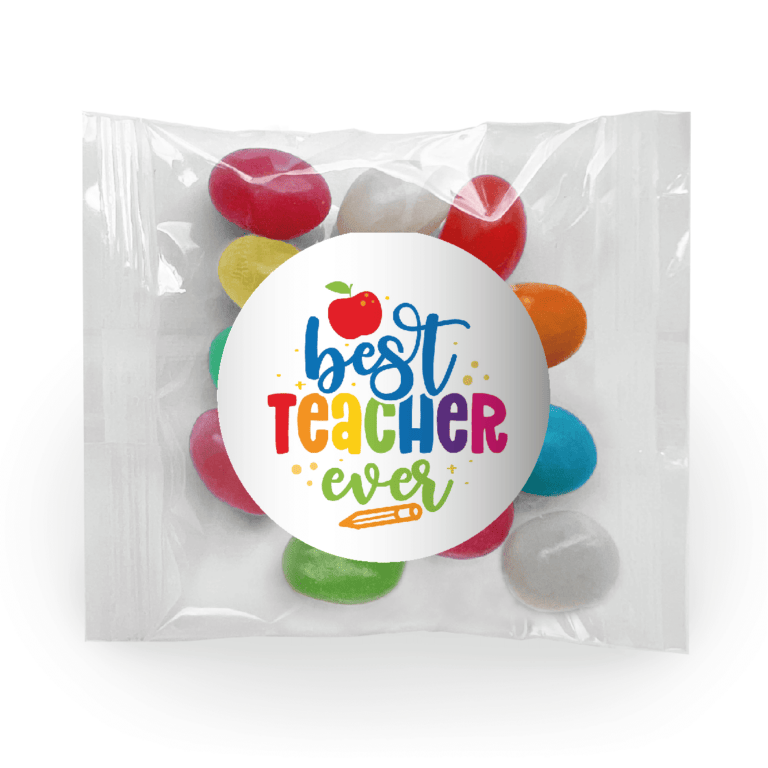 Best Teacher Ever Custom Jelly Bean Bags