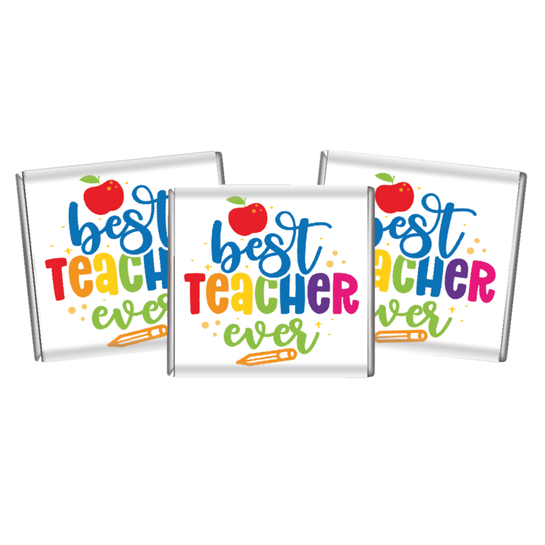 Best Teacher Ever Custom Petite Chocolates