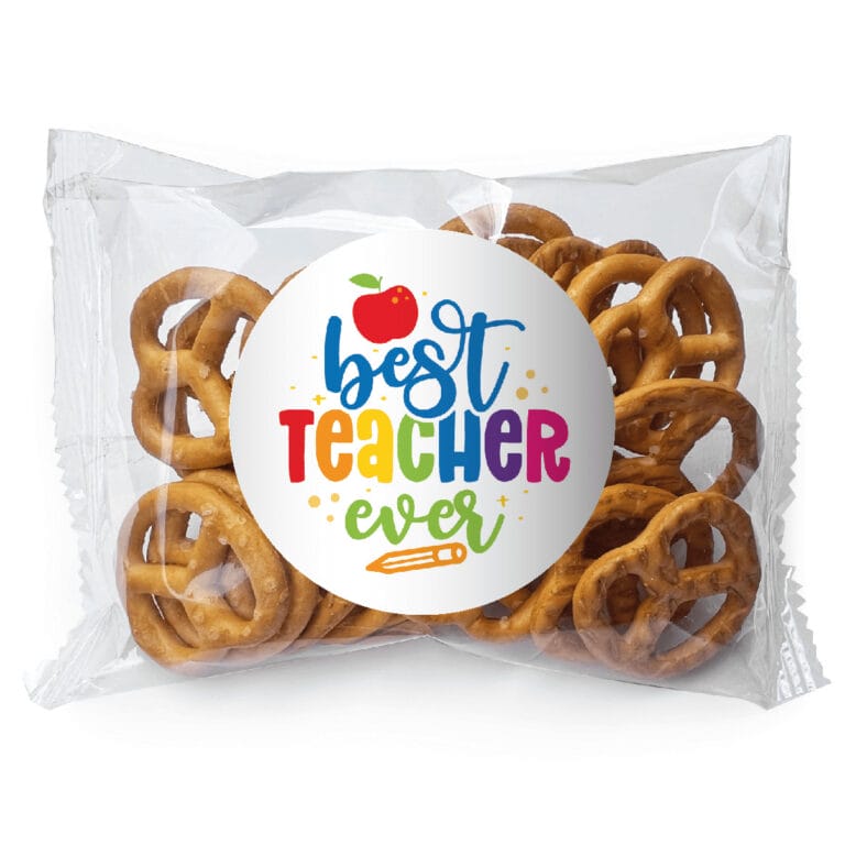 Best Teacher Ever Personalised Pretzel Bags