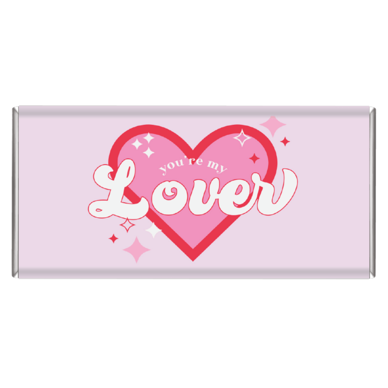 You're My Lover Valentines Custom Chocolate Bars