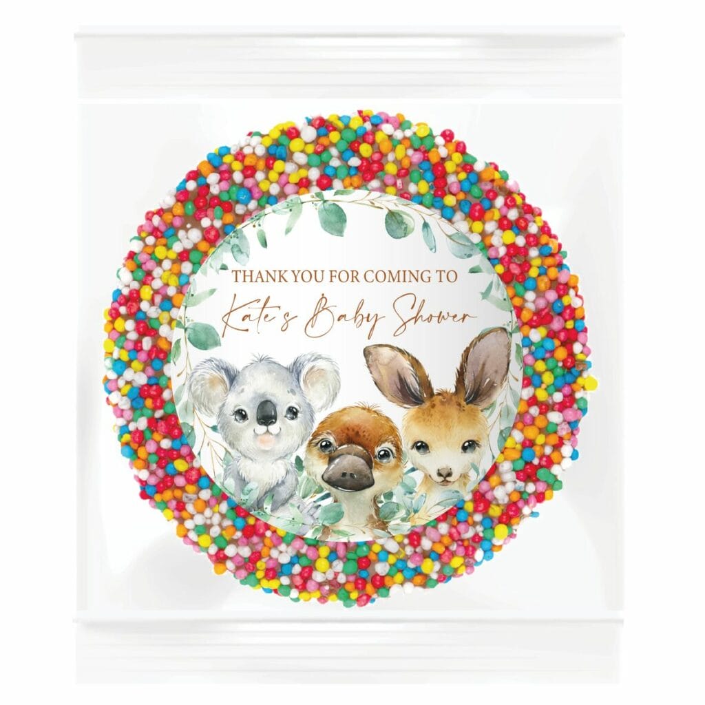 australian baby animals personalised giant chocolate freckles