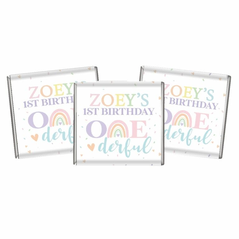 ONEderful Pastel Rainbow Petite Chocolates