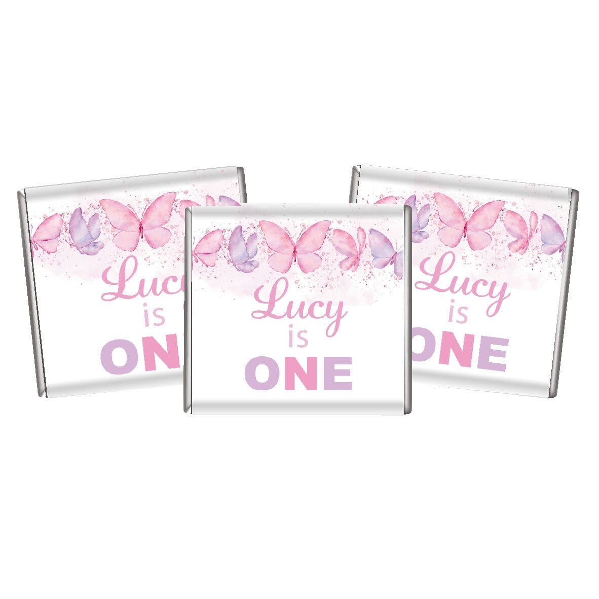 pink purple butterflies favours