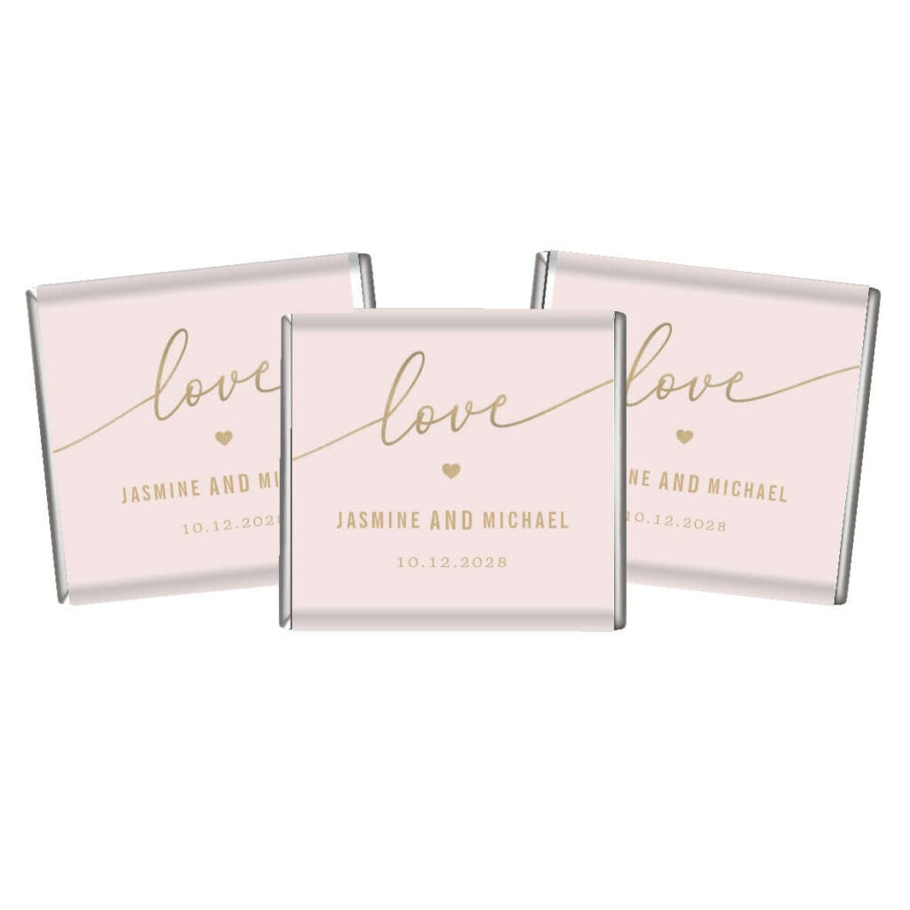 pink love chocolate petites