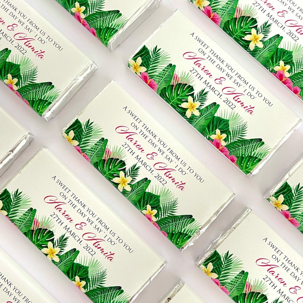 tropical daze chocolate bars
