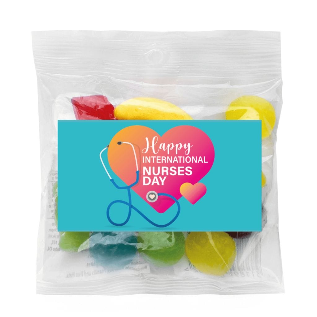 international nurses day heart lolly bags custom