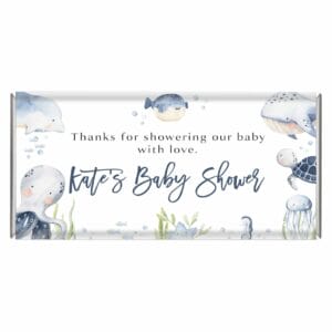 under the sea personalised chocolate bar favours (copy)