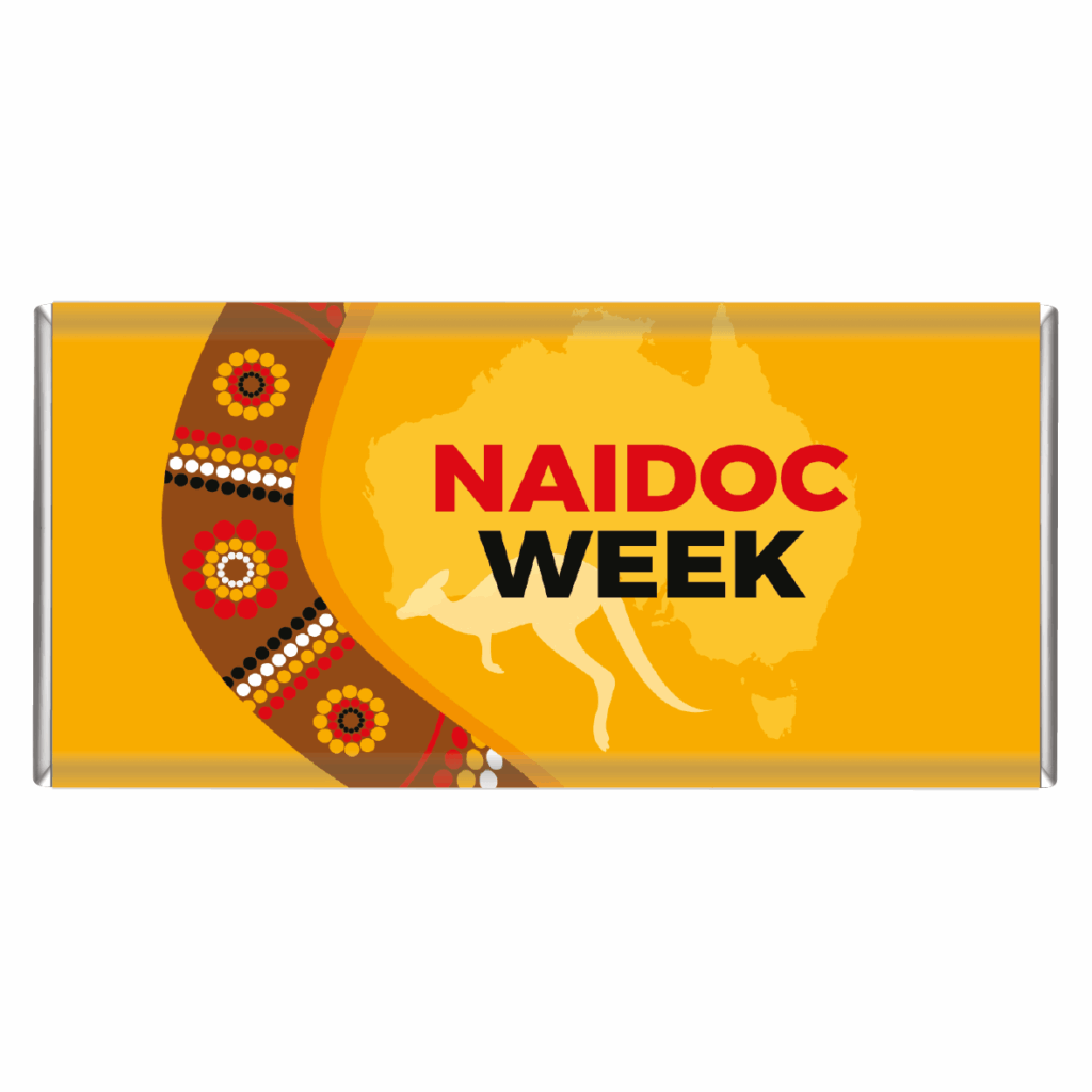 NAIDOC WEEK BOOMERANG CHOCOLATE BAR