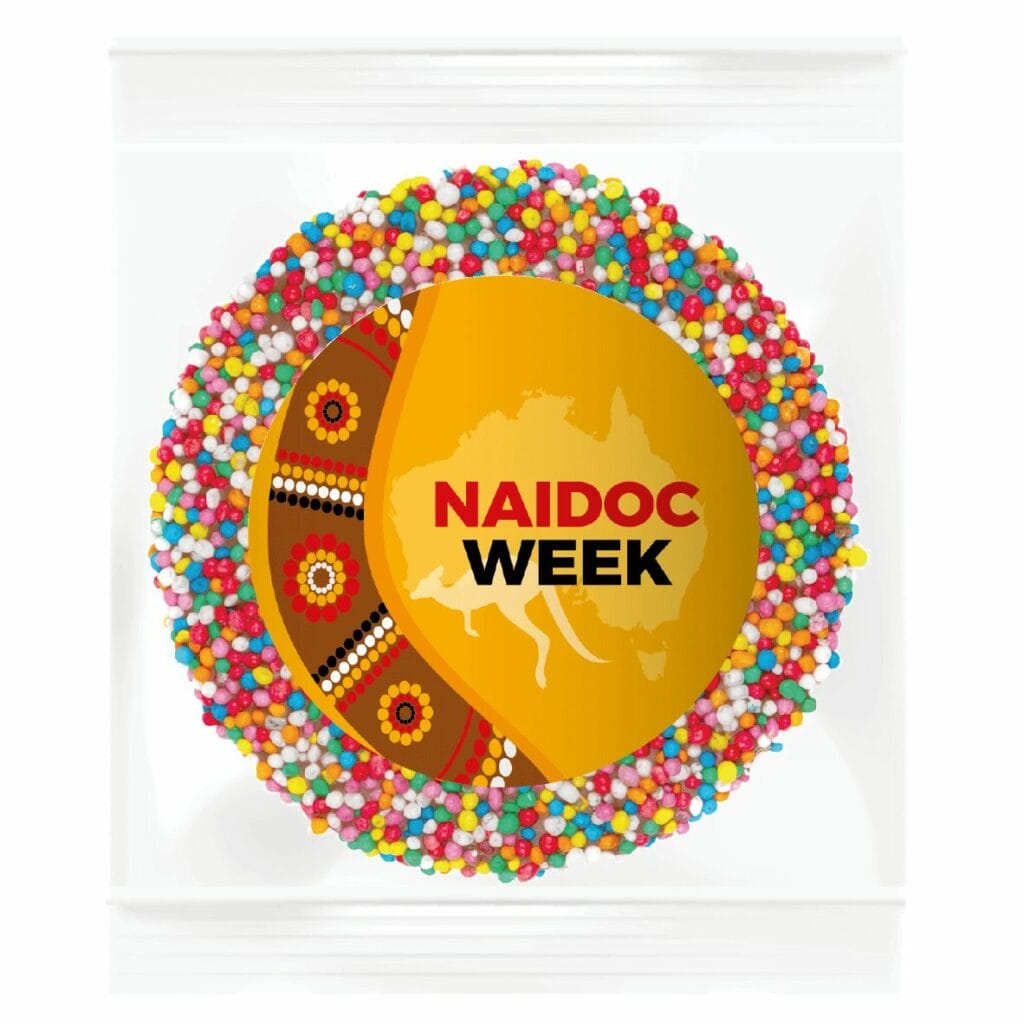 NAIDOC WEEK BOOMERANG GIANT CHOCOLATE FRECKLE