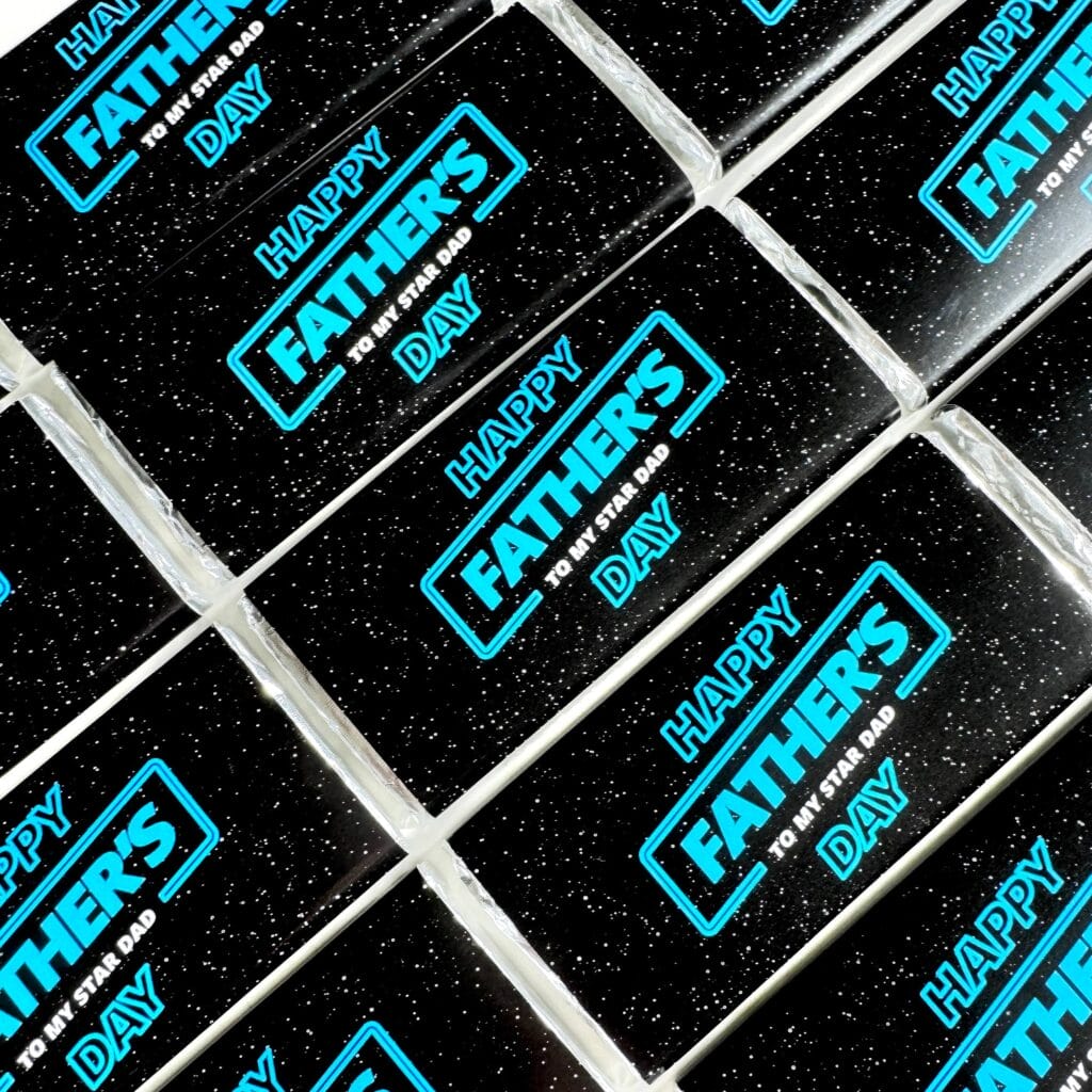 stars wars fathers day chocolate bars